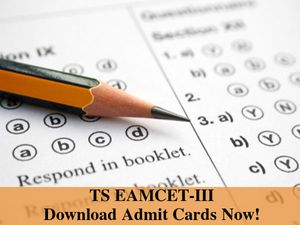 TS EAMCET-III Exam 2016: Admit Cards Available For Download