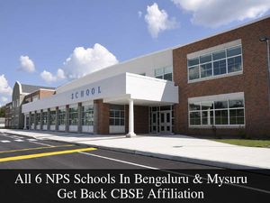 All 6 NPS Schools In Bengaluru & Mysuru Get Back CBSE Affiliation