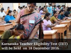Karnataka Teacher Eligibility Test (TET) will be held in December