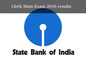 SBI Clerk JA/JAA Main Exam 2016 Results Released