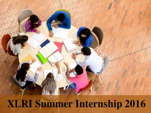 XLRI's Summer Internship 2016 - Achieves 100% Placement In 2.5 Days