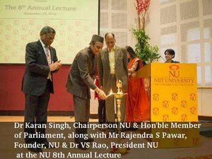 NIIT Univ highlights many dimensions of Peace at the Eighth Annual Lecture