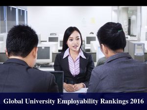 Global University Employability Rankings 2016: Top 25 Institutions