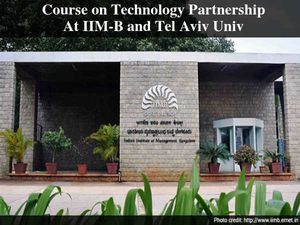 IIM-B Offers Course on Technology Partnership