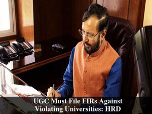 UGC Must File FIRs Against Violating Universities: HRD