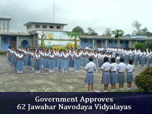 Government Approves 62 Jawahar Navodaya Vidyalayas
