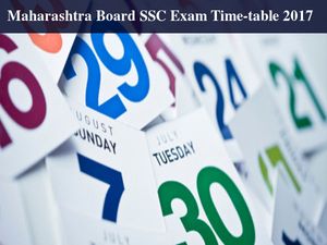 Maharashtra Board SSC, Class 10 Exam Time-table 2017 Declared!