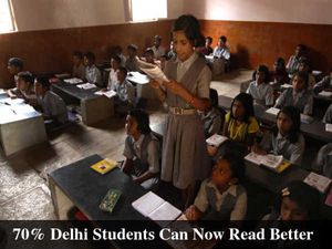  Chunauti 2018 Helps 70% of the Delhi Students to read Better