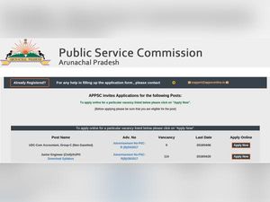 Arunachal Pradesh Public Service Commission Recruitment 2018 For Junior Engineer