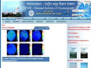 Scientist Recruitment 2018 At National Institute of Oceanography