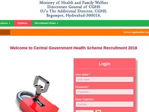CGHS Recruitment 2018 For Pharmacists