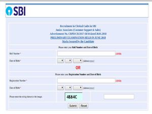 SBI Clerk Preliminary Exam Results 2018 Released: Check Now!