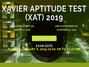 XAT 2019: Online Application Process To End On November 30