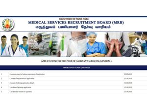 MRB Recruitment 2018 For 1889 Assistant Surgeons