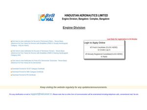 HAL Recruitment 2018 For 10 Technicians: Apply Online