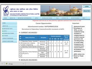 NPCIL Recruitment 2018 For 88 Stipendiary Trainees