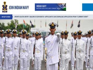 Indian Navy Recruitment 2019: Enrollment Of Sailors Under Sports Quota 