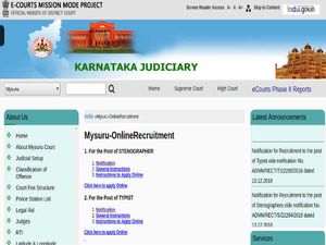 Mysuru District Court Recruitment 2019: Vacancies For Stenos, Typists, Peons and Process Servers