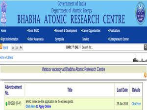 BARC Recruitment 2019 For Upper Division Clerks, Stenographers; Apply Before 25 February 2019 