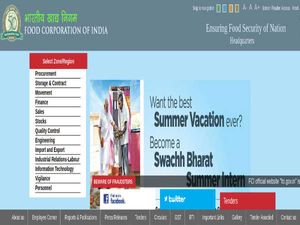 FCI Recruitment 2019 For 4103 Junior Engineers (JE), Assistants, Stenos And Typist Posts