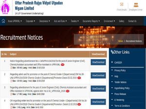 UPRVUNL Recruitment 2019 For 117 JEs, Chemists, Accountants And Assisants; Apply Before 21 March 