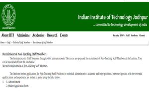 IIT Jodhpur Recruitment 2019 For Non-Teaching Staff Members; Apply Before March 15 