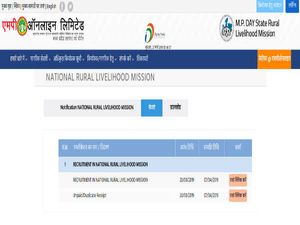 MPSRLM Recruitment 2019 For 73 District Managers And Accountants; Apply Before April 07 