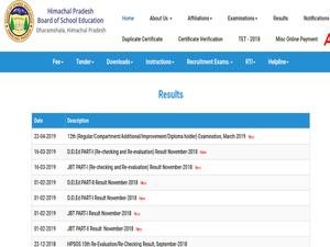 HPBOSE 10th Result 2019 Declared: Overall Pass Percentage Is 60.79%