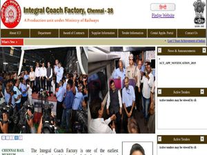 Integral Coach Factory Recruitment 2019: Applications Invited For 992 Vacancies