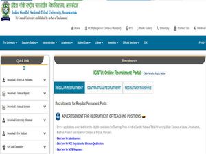 IGNTU Recruitment 2019: Apply Online For 95 Faculty Positions In Multiple Disciplines From June 01