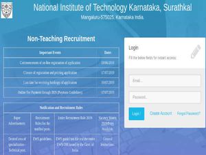 NIT Karnataka Recruitment 2019: Apply Online For 137 Non-Teaching Staff Posts Before July 17