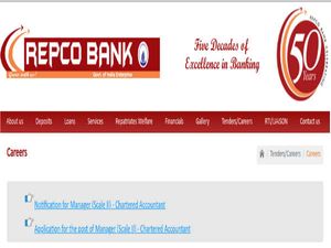 REPCO Bank Recruitment: Apply Offline For Managers (CA) Post. Earn Up To Rs. 45,950 Per Month