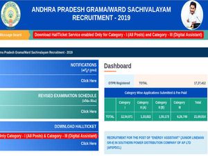  Andhra Pradesh Grama Sachivalayam Admit Card 2019 Released