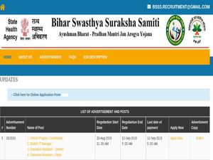 BSSS Recruitment 2019: Apply Online For 126 District Managers, Programme Coordinators And Executives