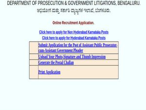 Karnataka Govt Jobs: Apply Online For Assistant Public Prosecutor-cum-Government Pleader Posts 