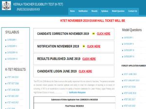 KTET Admit Card 2019 Released