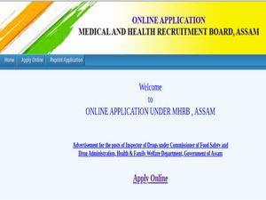 NHM Assam: Apply Online For 16 Inspector of Drugs Vacancies Before December 6, Earn Up To Rs. 87,000