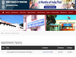 India Govt Jobs: Apply Offline For 26 Trade Apprentices Post In Multiple Trades Before December 26
