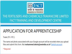 FACT Recruitment 2020 For 98 Trade Apprentices Post, Apply Online Before February 28