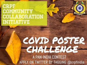 CRPF COVID Poster Challenge For Students, Send Entries Before April 25