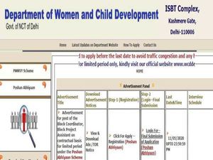 WCD Delhi Recruitment For 187 Block Coordinator, Project Assistant Posts, Apply Online Before May 11