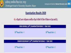 CGBSE Toppers 2020 List For Class 10th And Class 12th 