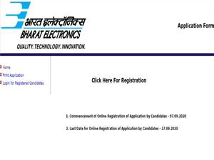 BEL Recruitment 2020 For 37 Project Engineer - I Posts, Register Online Before September 27