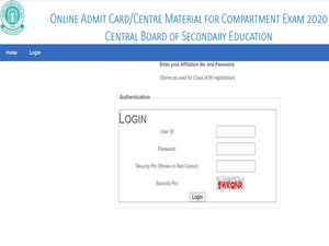 CBSE Compartment Admit Card 2020 For Class 10th And Class 12th Released 