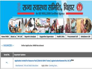 NHM Bihar Recruitment 2020 For 500 ASHA Trainer Posts, Apply Online From Today And Before October 31