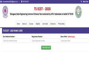 TS ECET Results 2020: How To Download TS ECET Rank Card 2020