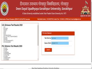 DDU Entrance Exam Result 2020 Declared For UG & PG Admission 2020-21
