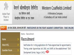 WCL Recruitment 2020 Notification For Trade Apprentices Post, Apply Online Before November 24