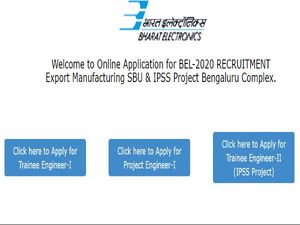 BEL Recruitment 2020 For 160 Trainee Engineer-II Posts, Apply Online Before November 21