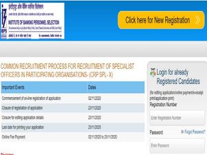 IBPS SO Recruitment 2020 For 647 IBPS Specialist Officers CRP SPL, Apply Online Before November 23